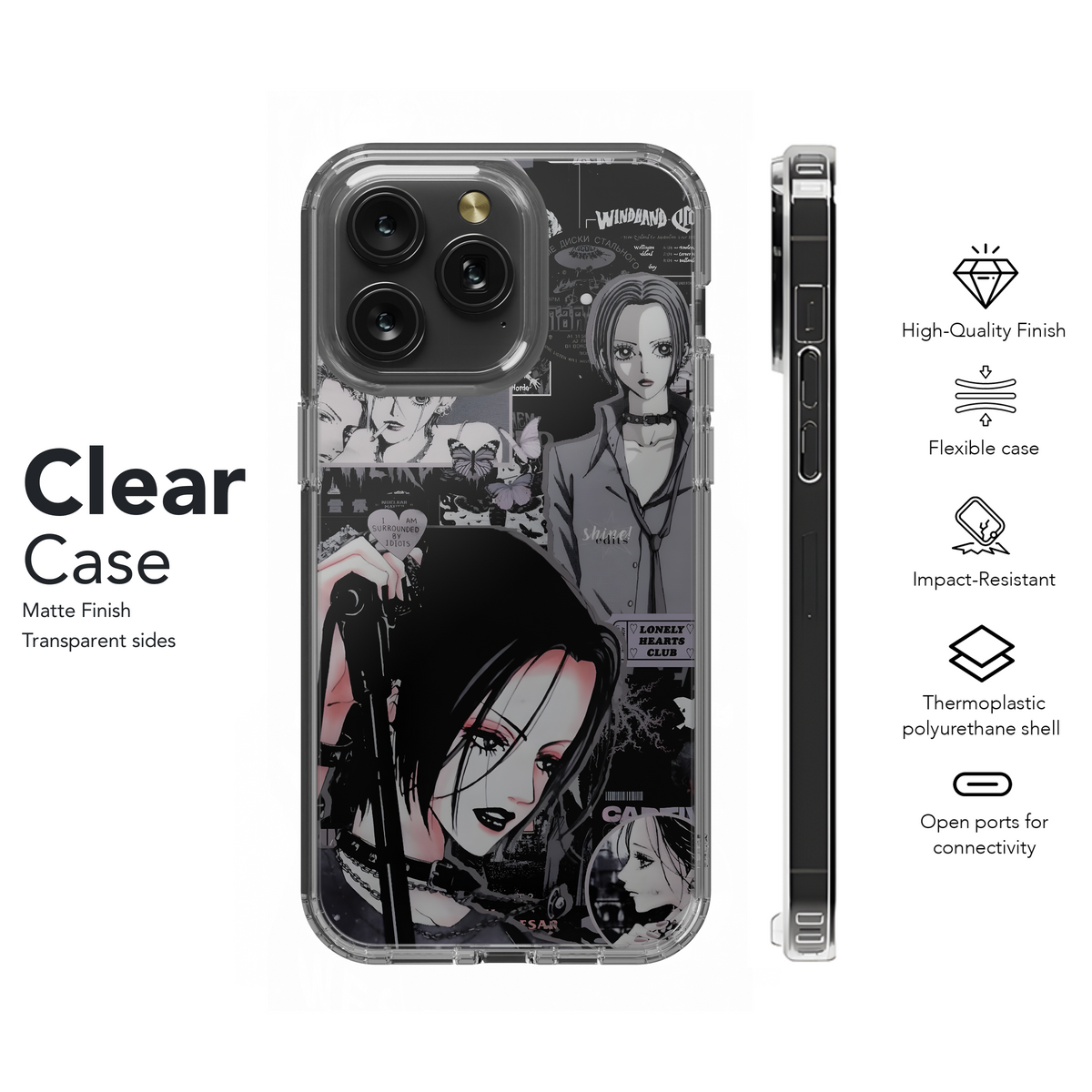 NANA Japanese Anime Manga Comic Phone Case iPhone Samsung Cover Pixel 1987 - Image 8