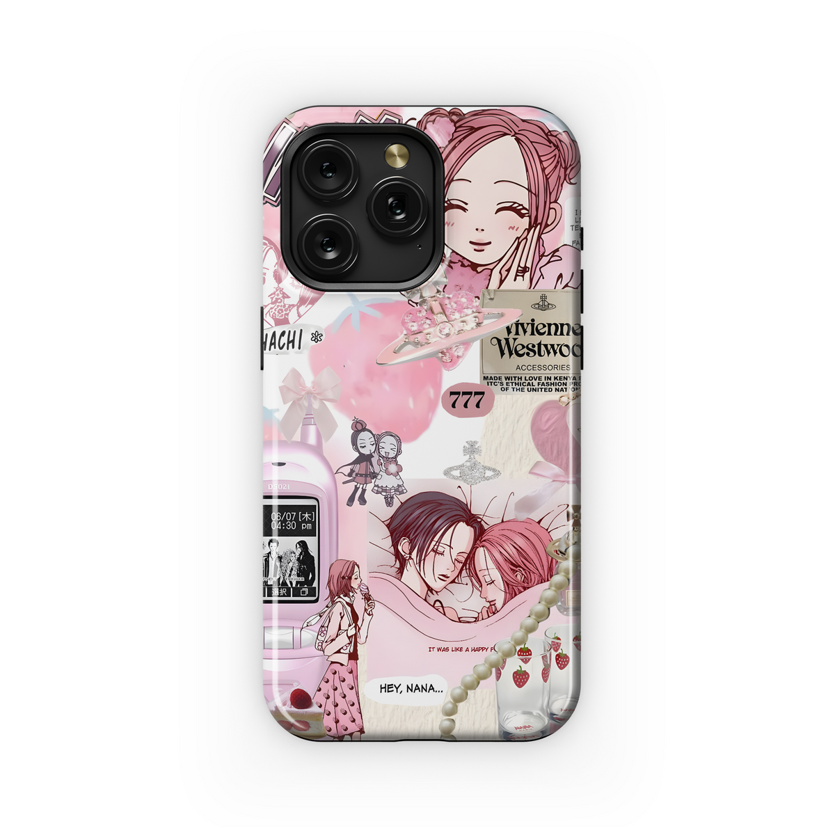 NANA Japanese Anime Manga Comic Pink Phone Case iPhone Samsung Cover Pixel 1986 - Image 1