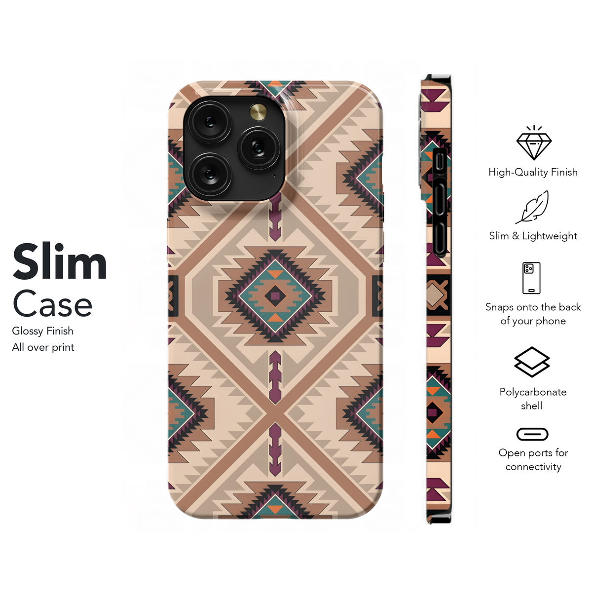 Navajo Ethnic Phone Case iPhone Samsung Cover Pixel 3203 - Image 7