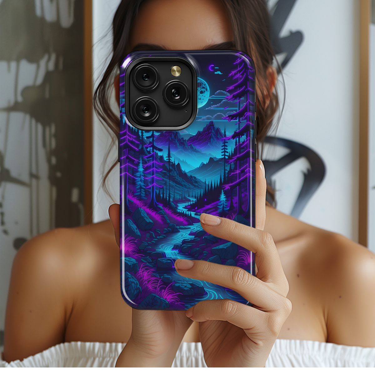 Neon Night Stream
 Phone Case iPhone Samsung Cover Pixel 4272 - Image 2