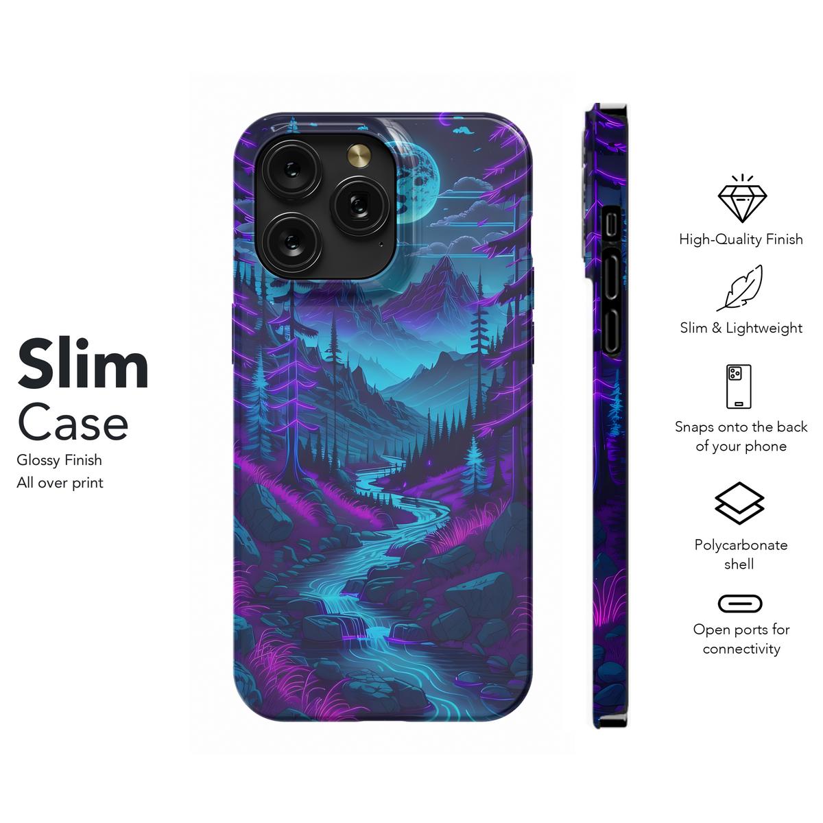 Neon Night Stream
 Phone Case iPhone Samsung Cover Pixel 4272 - Image 7