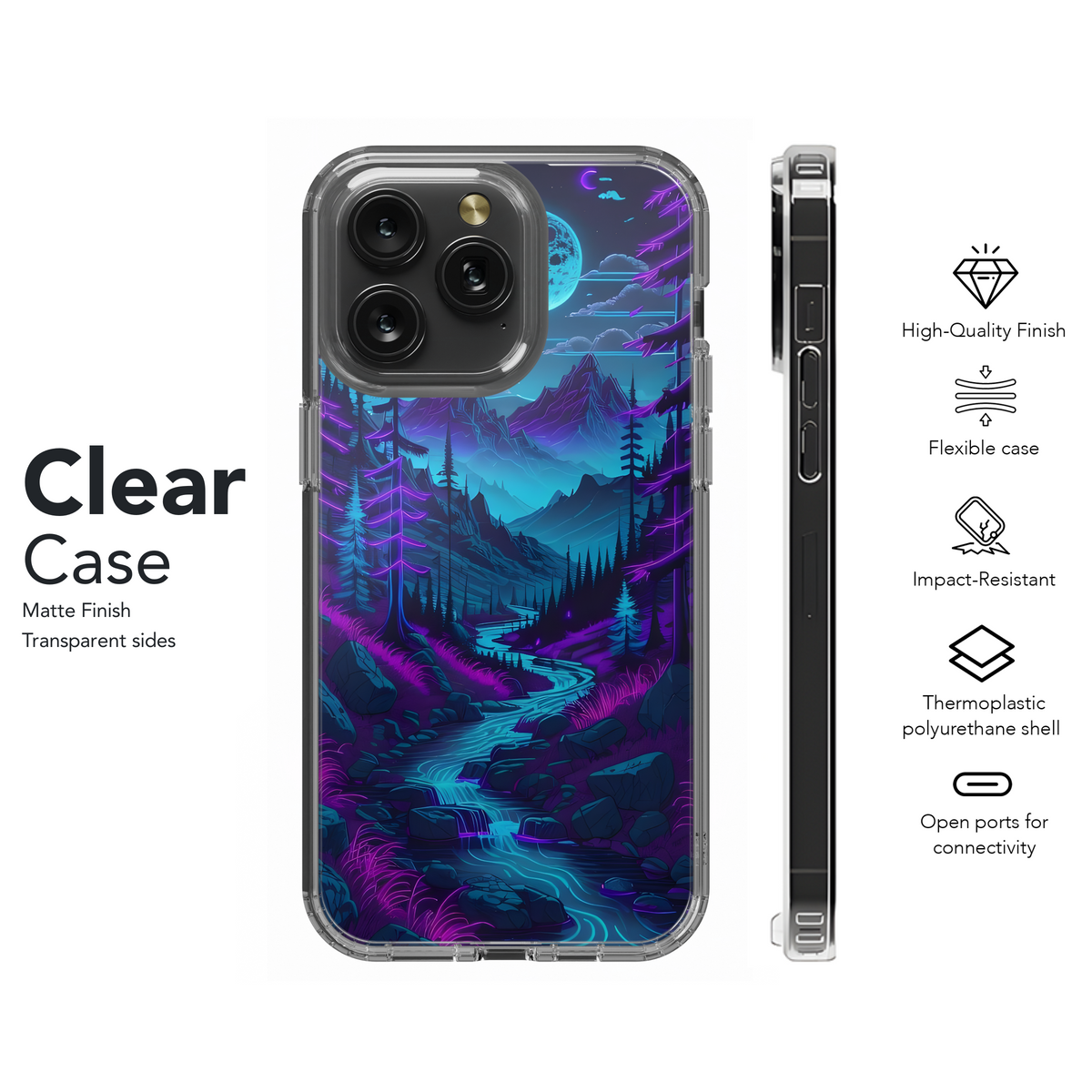 Neon Night Stream
 Phone Case iPhone Samsung Cover Pixel 4272 - Image 8