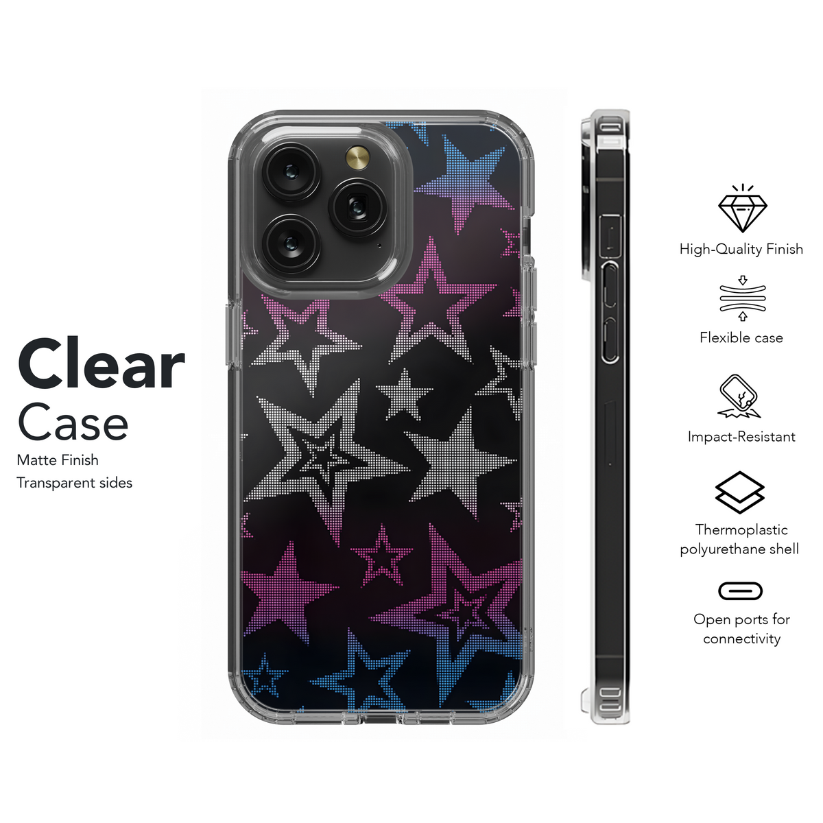 Neon Star Burst Design
 Phone Case iPhone Samsung Cover Pixel 4087 - Image 8