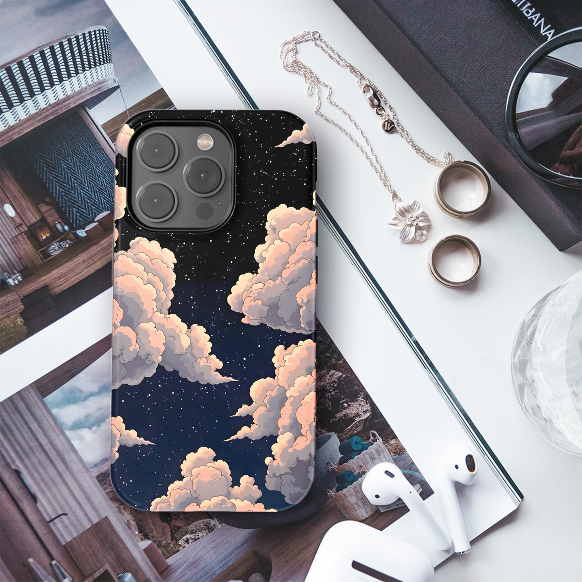 Night Cloudscape Dream
 Phone Case iPhone Samsung Cover Pixel 3991 - Image 3