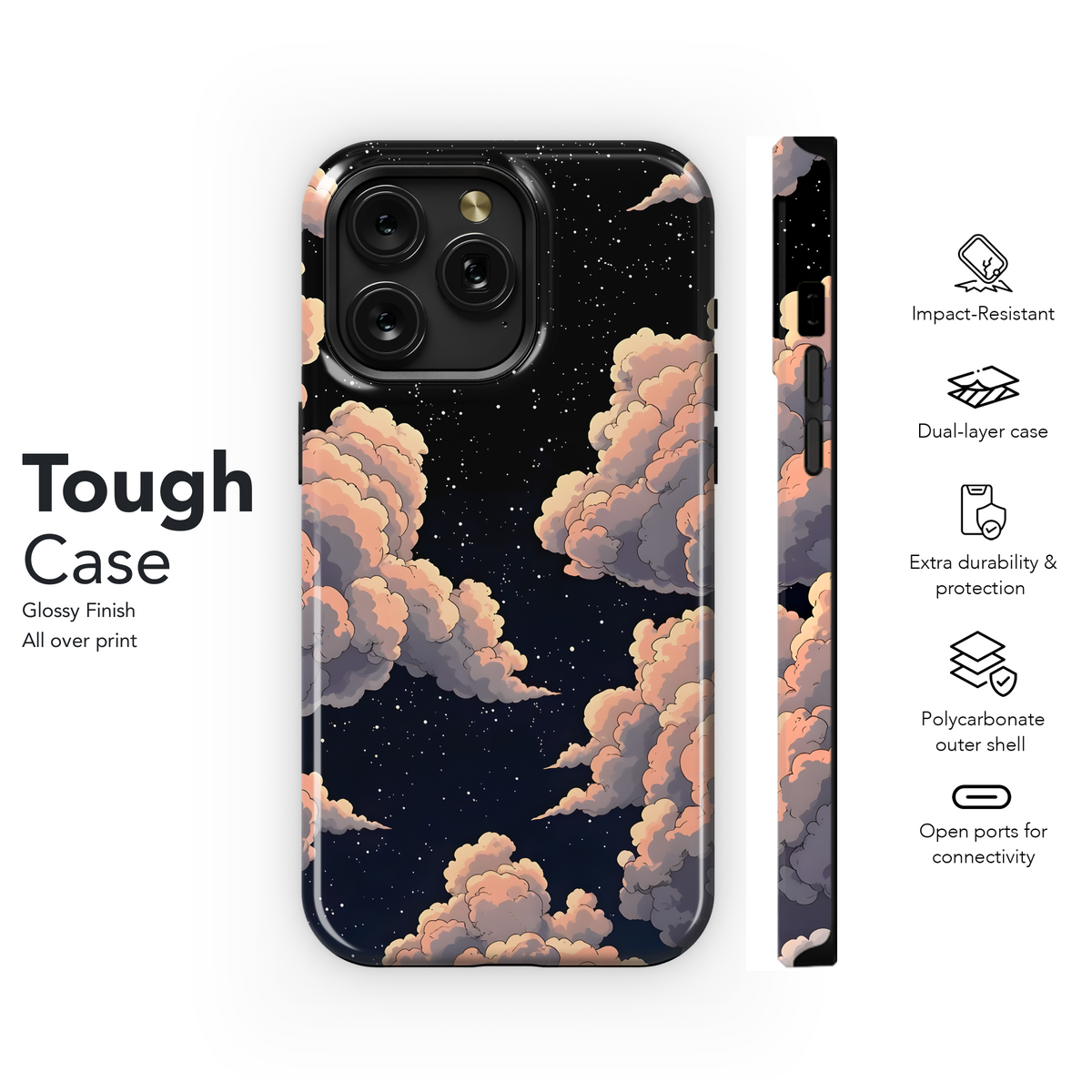 Night Cloudscape Dream
 Phone Case iPhone Samsung Cover Pixel 3991 - Image 6