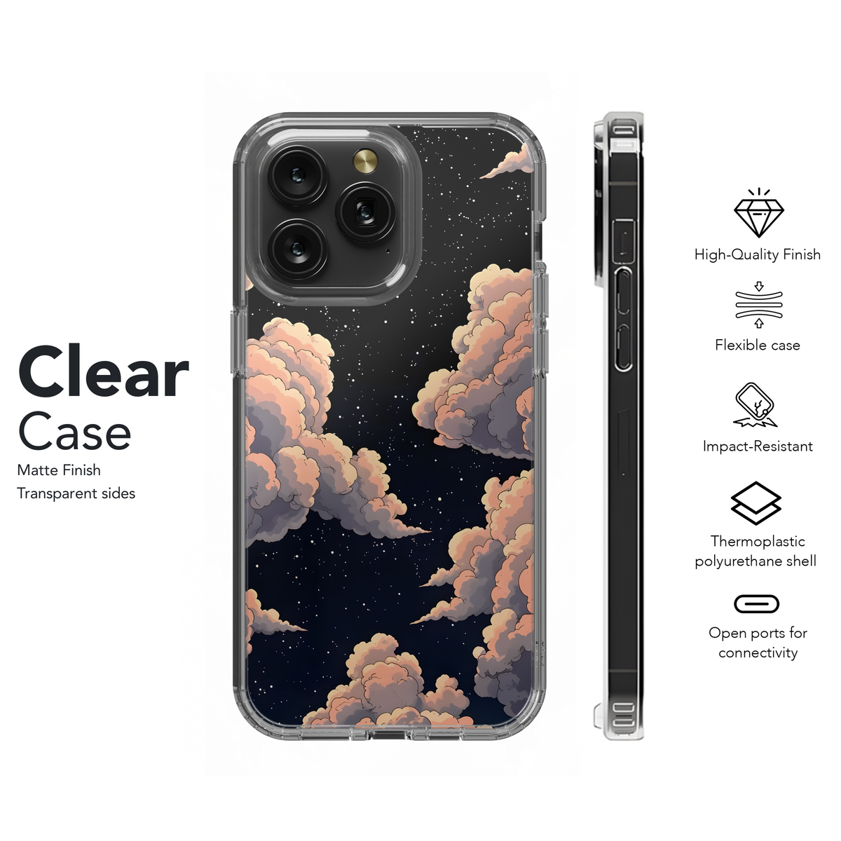 Night Cloudscape Dream
 Phone Case iPhone Samsung Cover Pixel 3991 - Image 8