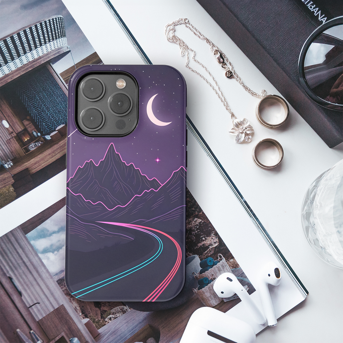 Night Drive Retro Vibes
 Phone Case iPhone Samsung Cover Pixel 4271 - Image 3