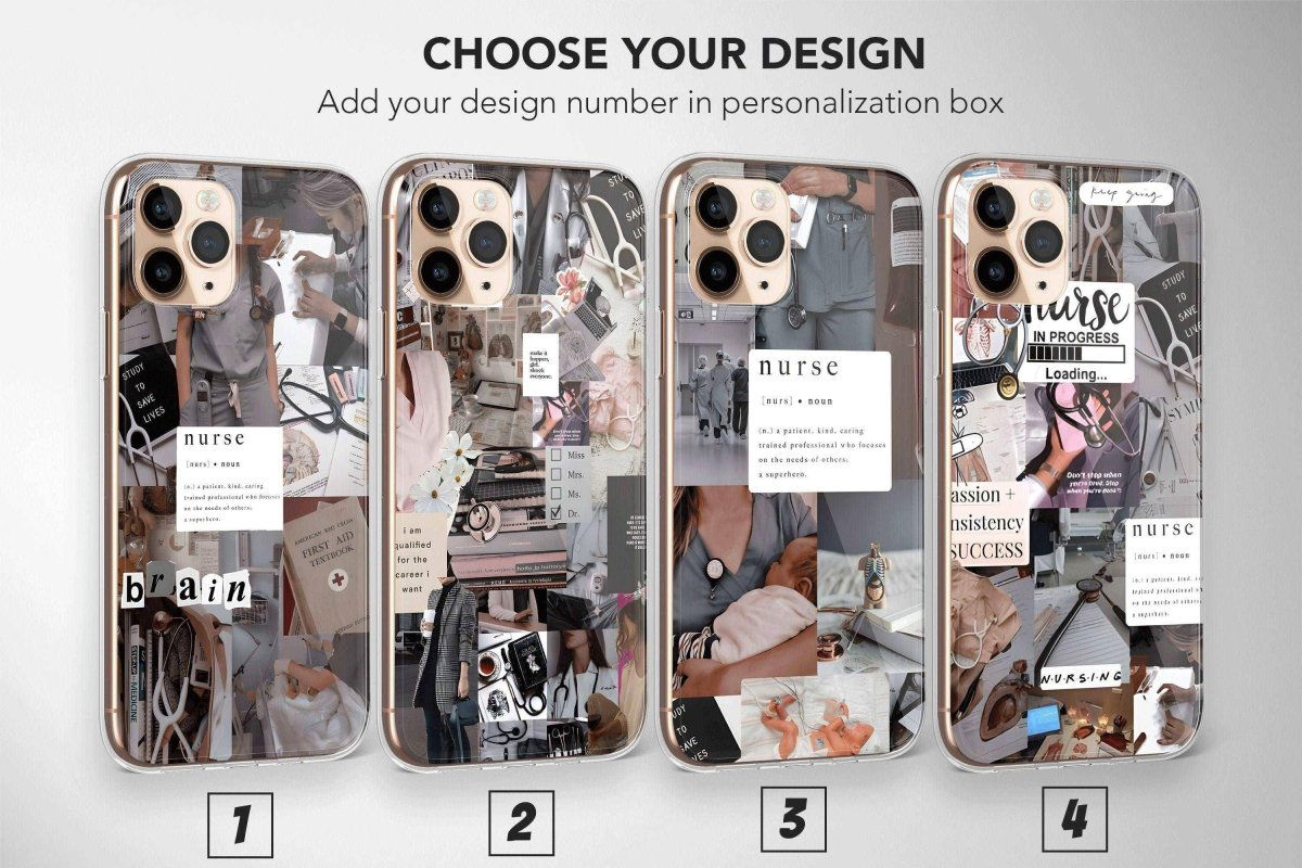 Nurse Phone Case, Anatomy Phone Case, Aesthetic Phone Case, Hospital Phone Case 2 - Image 1