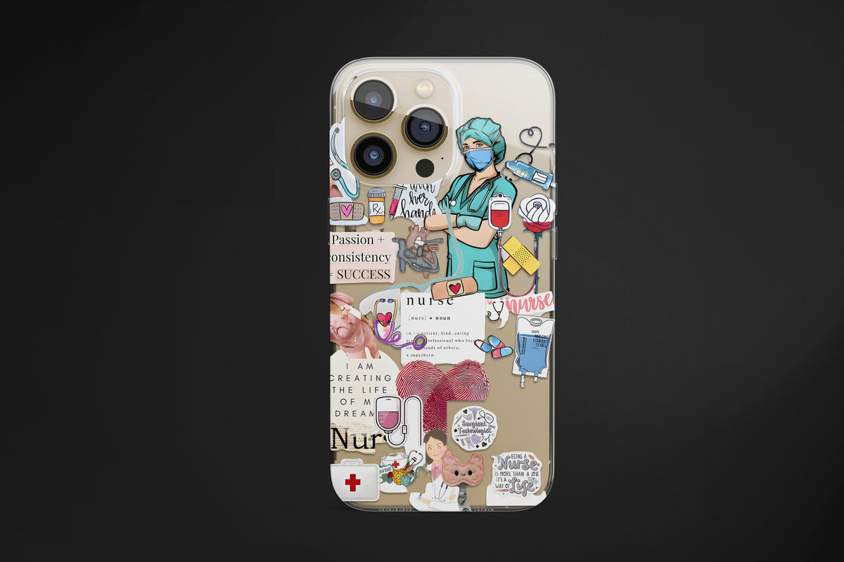 Nurse Phone Case, Anatomy Phone Case, Aesthetic Phone Case, Hospital Phone Case - Image 4