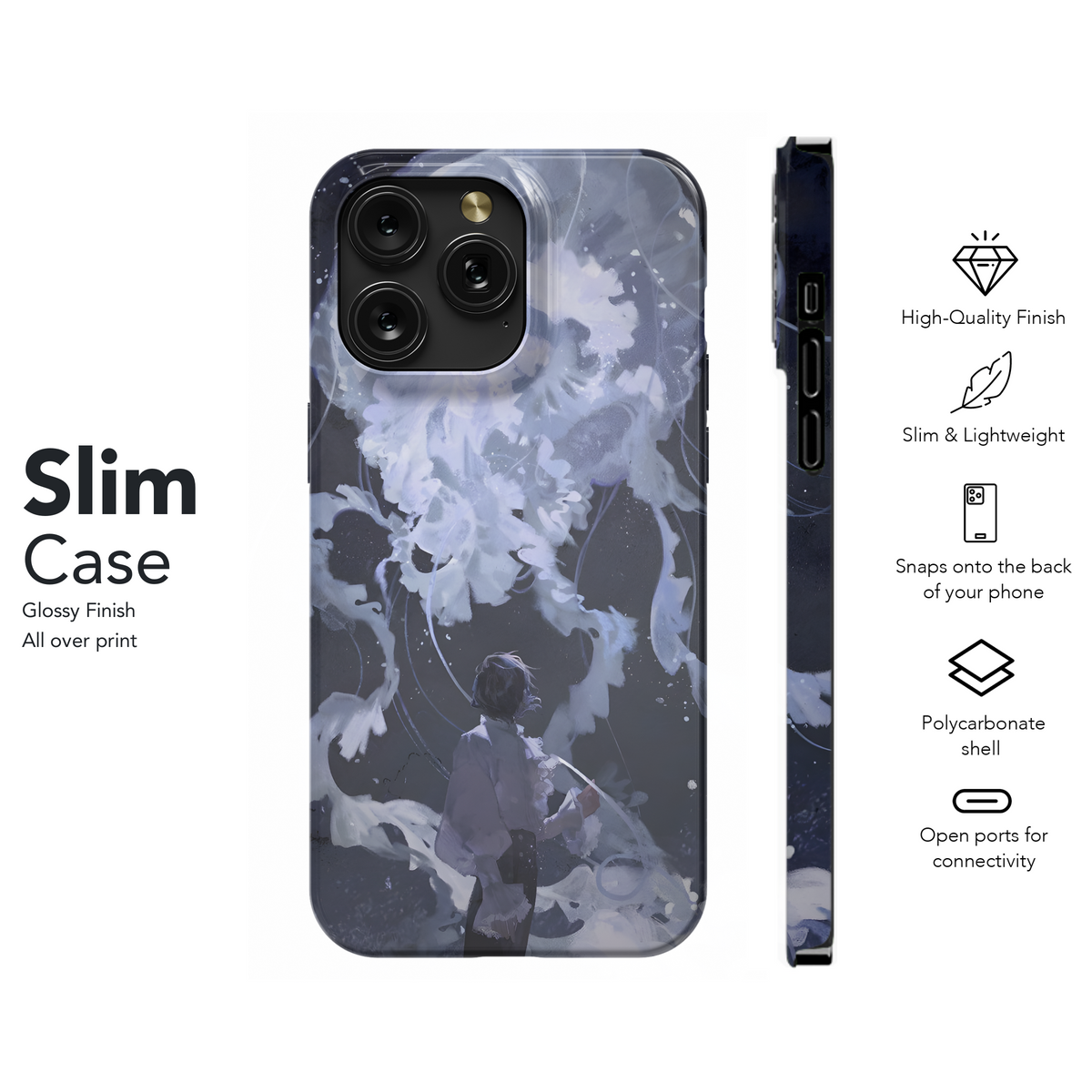 Ocean Dreamscape Jellyfish
 Phone Case iPhone Samsung Cover Pixel 4171 - Image 7