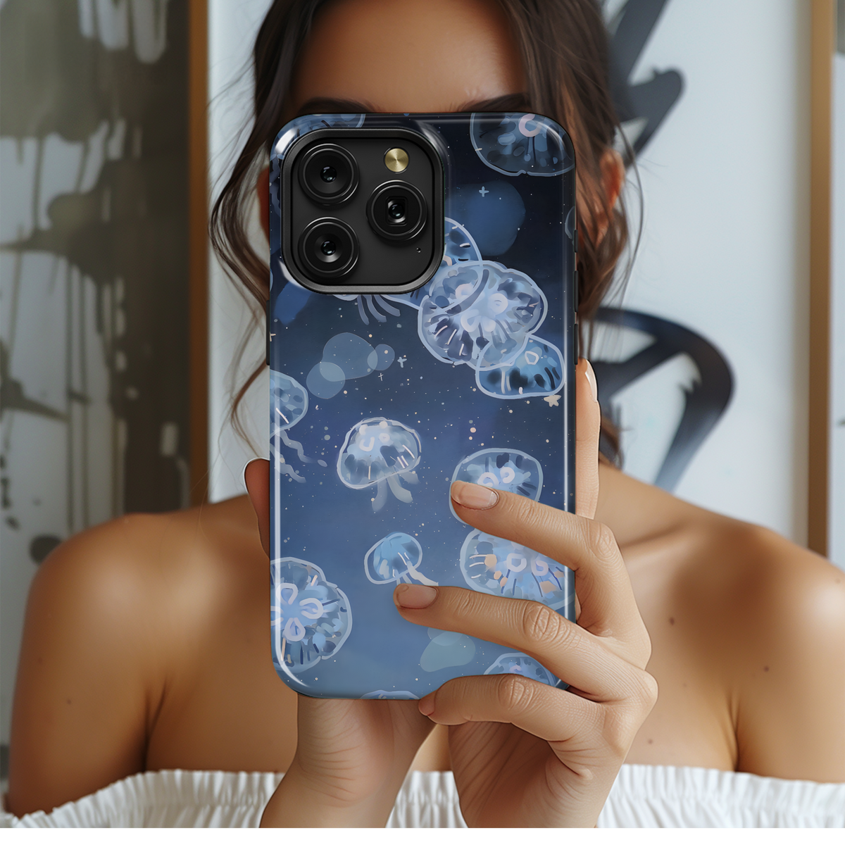 Ocean Jellyfish Dreams
 Phone Case iPhone Samsung Cover Pixel 4165 - Image 2