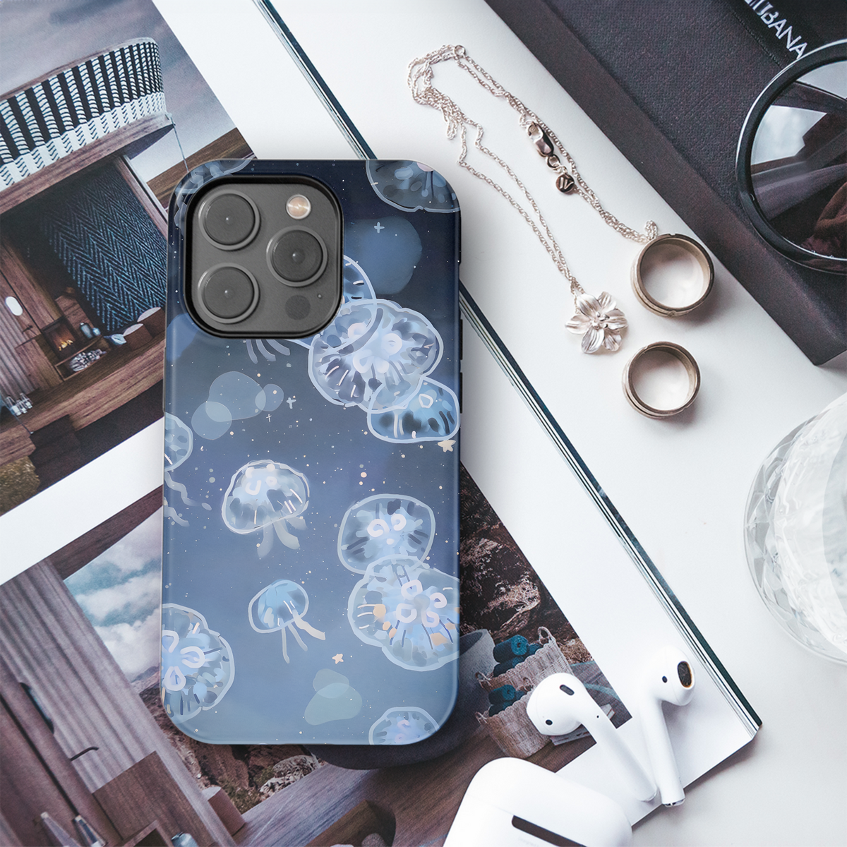 Ocean Jellyfish Dreams
 Phone Case iPhone Samsung Cover Pixel 4165 - Image 3