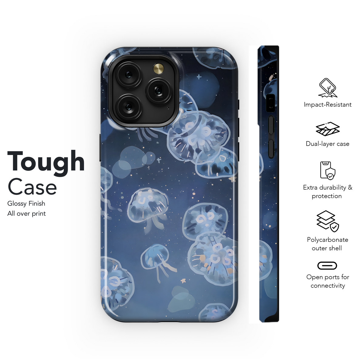 Ocean Jellyfish Dreams
 Phone Case iPhone Samsung Cover Pixel 4165 - Image 6