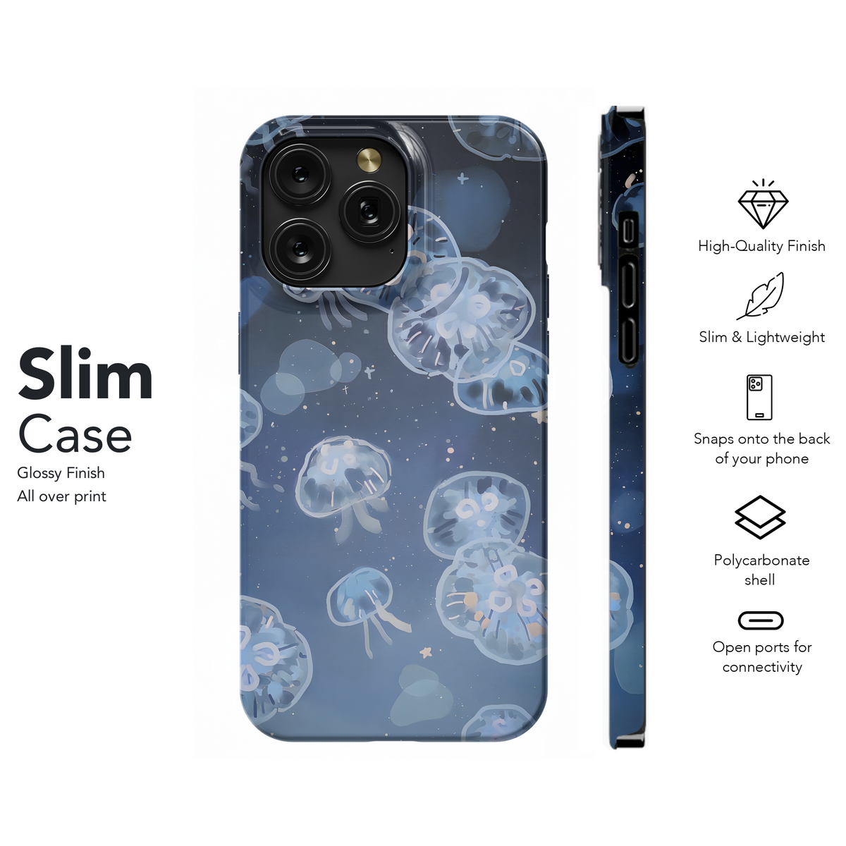 Ocean Jellyfish Dreams
 Phone Case iPhone Samsung Cover Pixel 4165 - Image 7