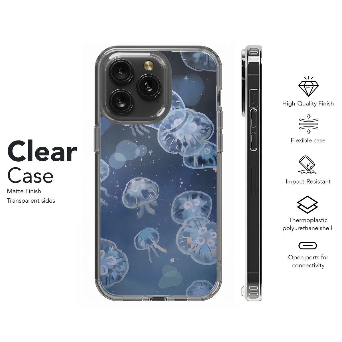 Ocean Jellyfish Dreams
 Phone Case iPhone Samsung Cover Pixel 4165 - Image 8