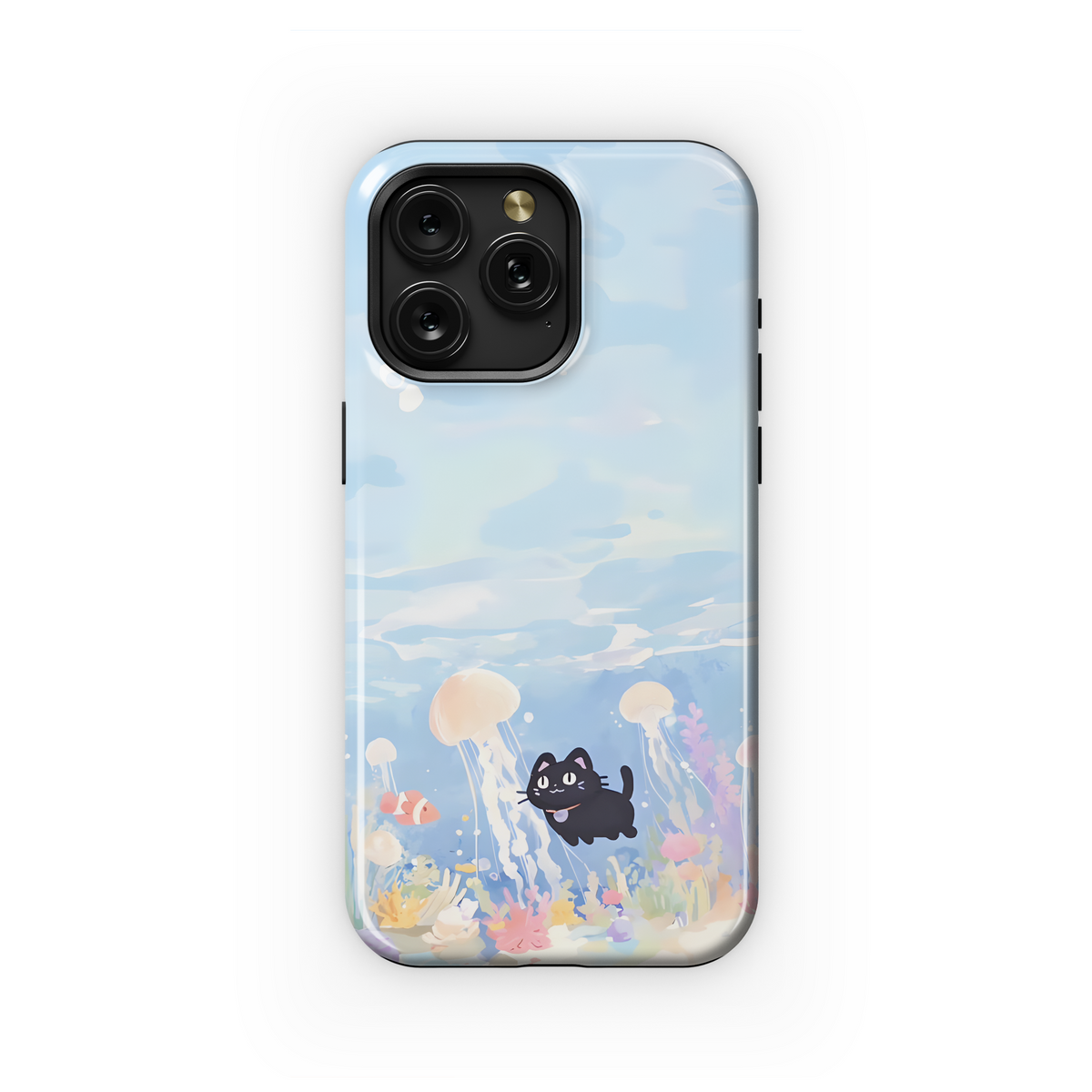 Ocean Kitty Dreamscape
 Phone Case iPhone Samsung Cover Pixel 4244 - Image 1