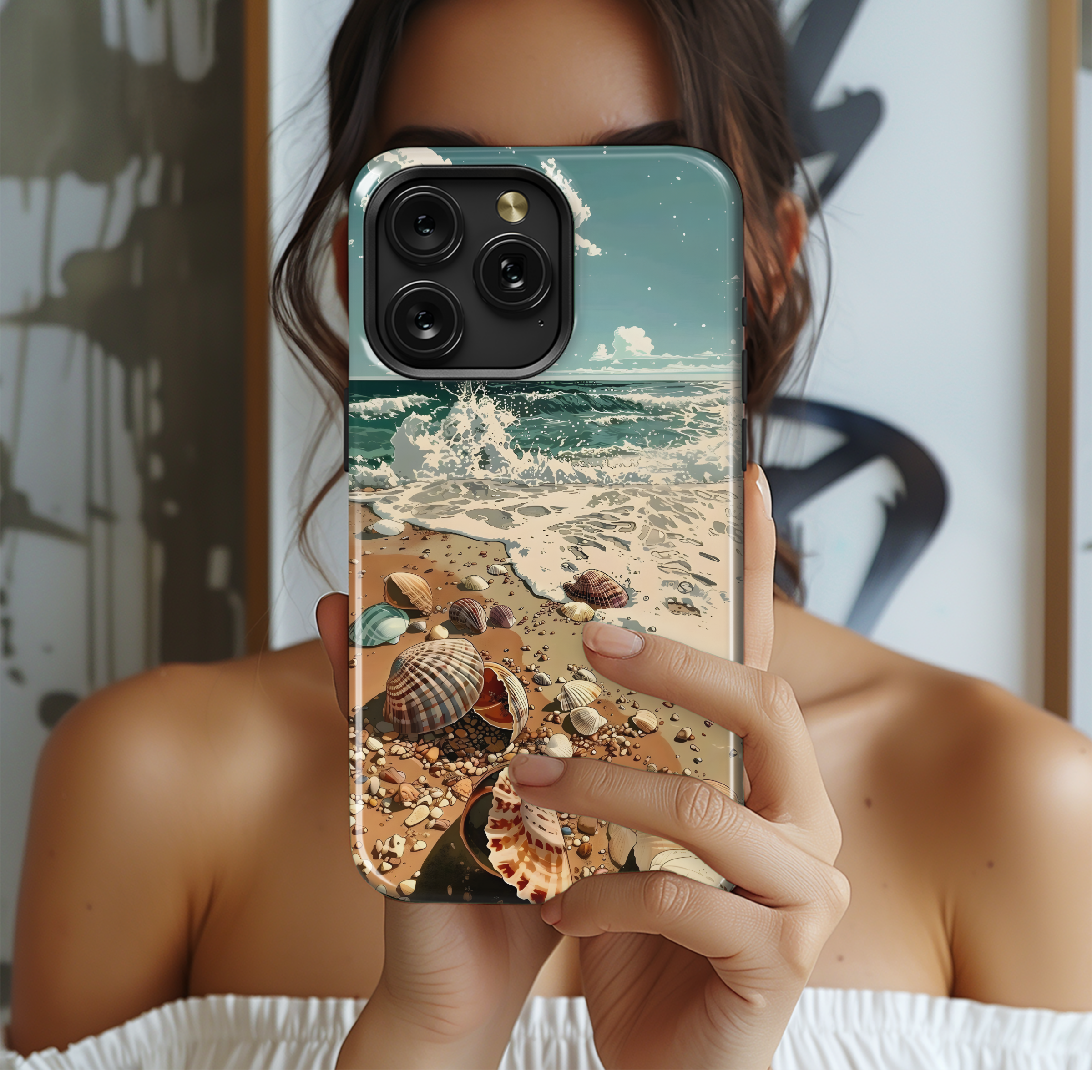 Ocean Shells Paradise
 Phone Case iPhone Samsung Cover Pixel 4408 - Image 2