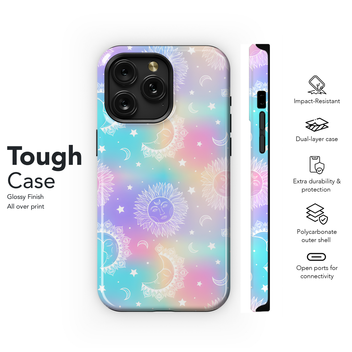 Opal Galaxy Phone Case iPhone Samsung Cover Pixel 3971 - Image 6