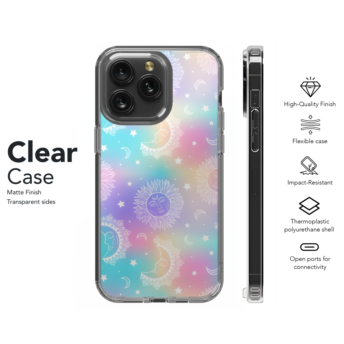 Opal Galaxy Phone Case iPhone Samsung Cover Pixel 3971 - Image 8