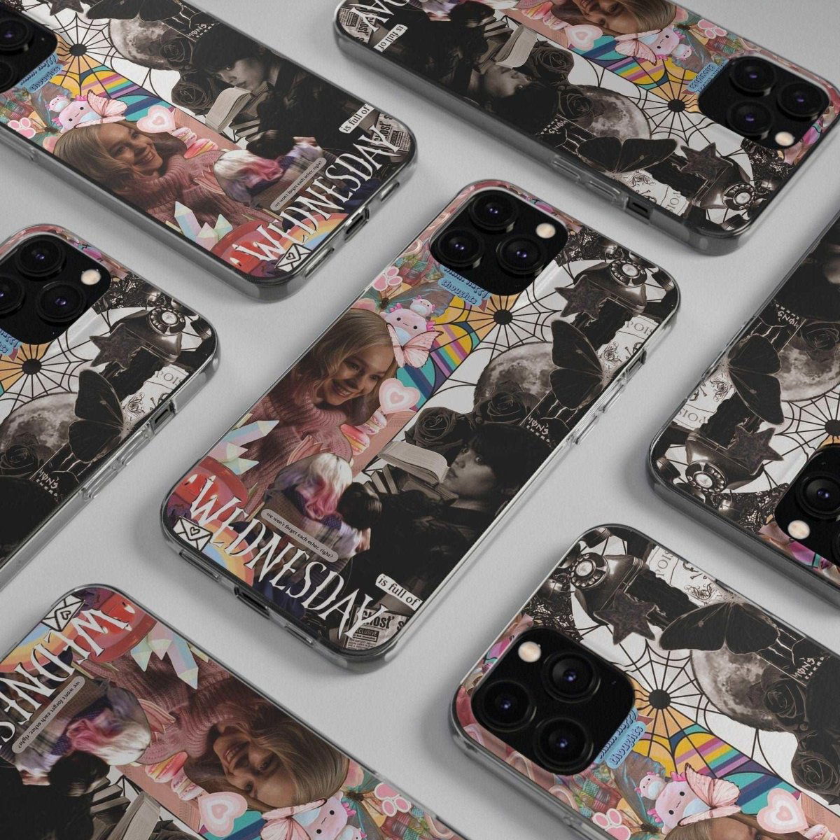 Ophelia Window Case, Collage Aesthetic, Wednesday Phone Case - Image 6