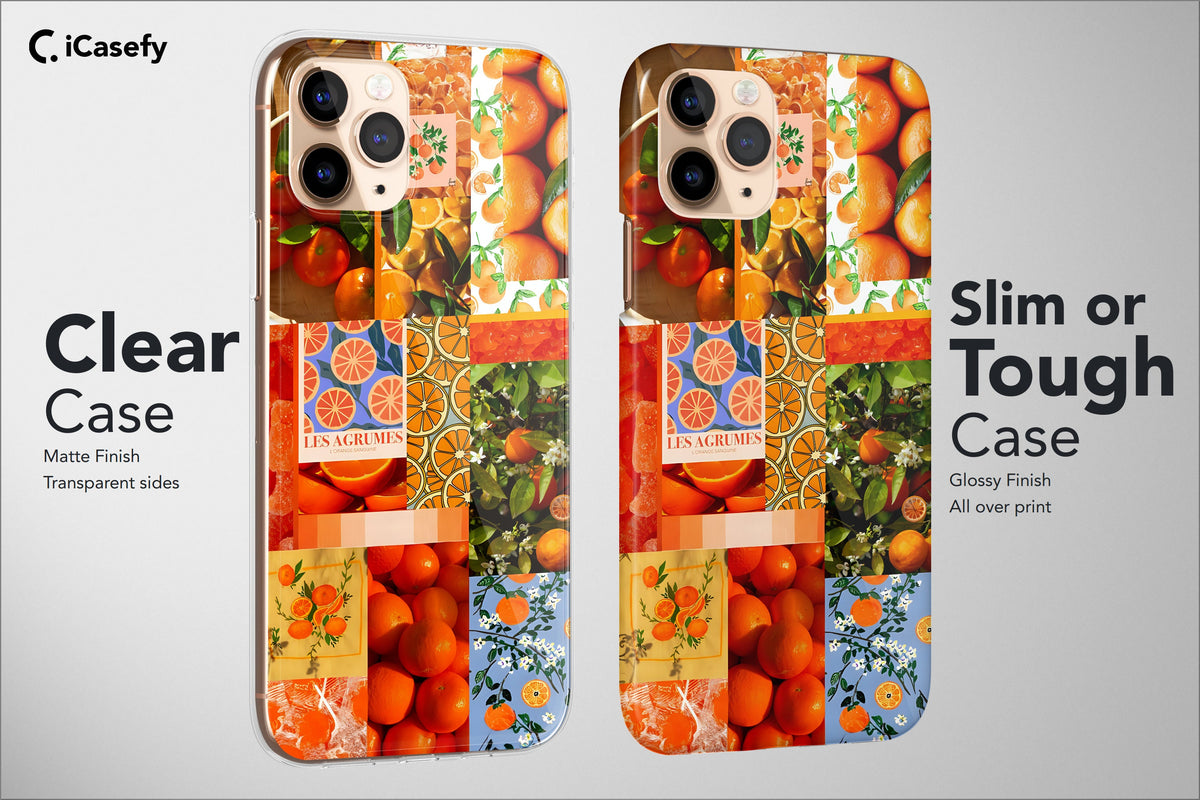 Oranges Phone Case Collage Collective Cover - Image 2