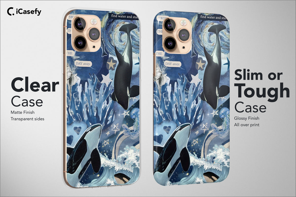 Orca Phone Case Fish Sea Whale Cover - Image 3