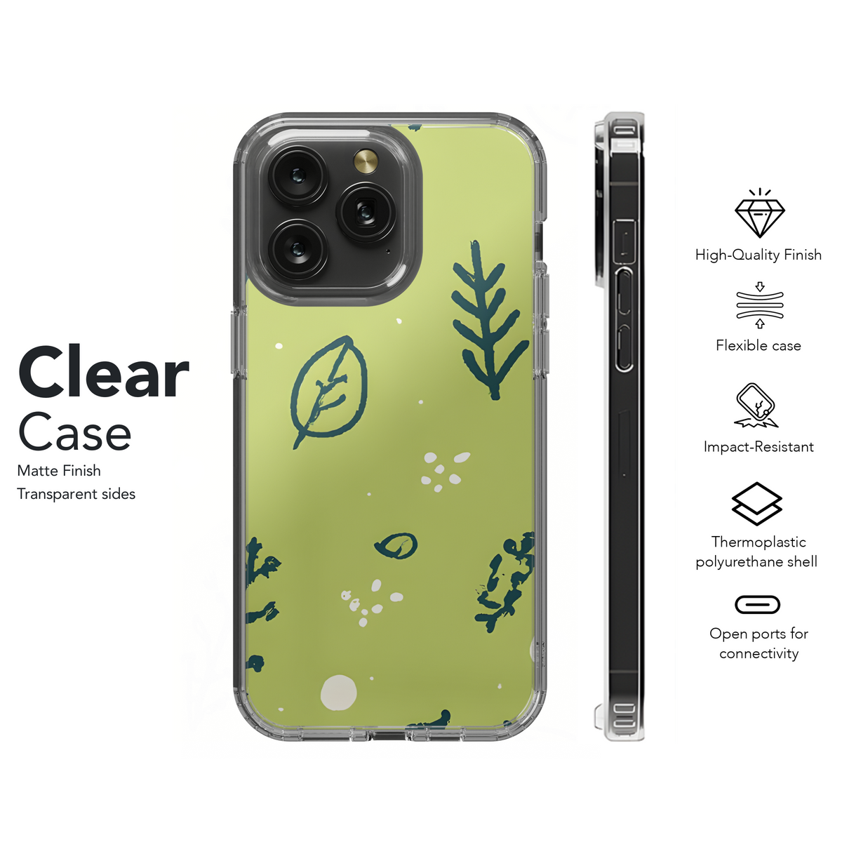 Organic Nordic Minimalist Phone Case iPhone Samsung Cover Pixel 3589 - Image 8