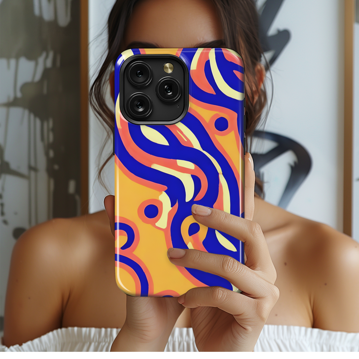 Oriental Fashion Phone Case iPhone Samsung Cover Pixel 3569 - Image 2