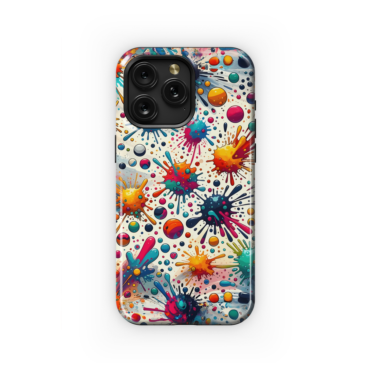 Paint Splatter Phone Case iPhone Samsung Cover Pixel 3346 - Image 1