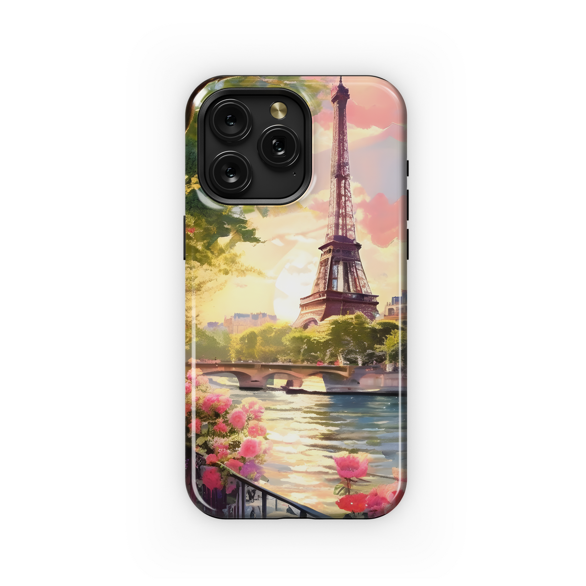 Parisian Sunset Romance
 Phone Case iPhone Samsung Cover Pixel 4112 - Image 1