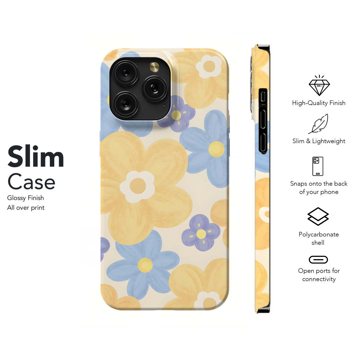 Pastel Daisy Blooms
 Phone Case iPhone Samsung Cover Pixel 4011 - Image 7