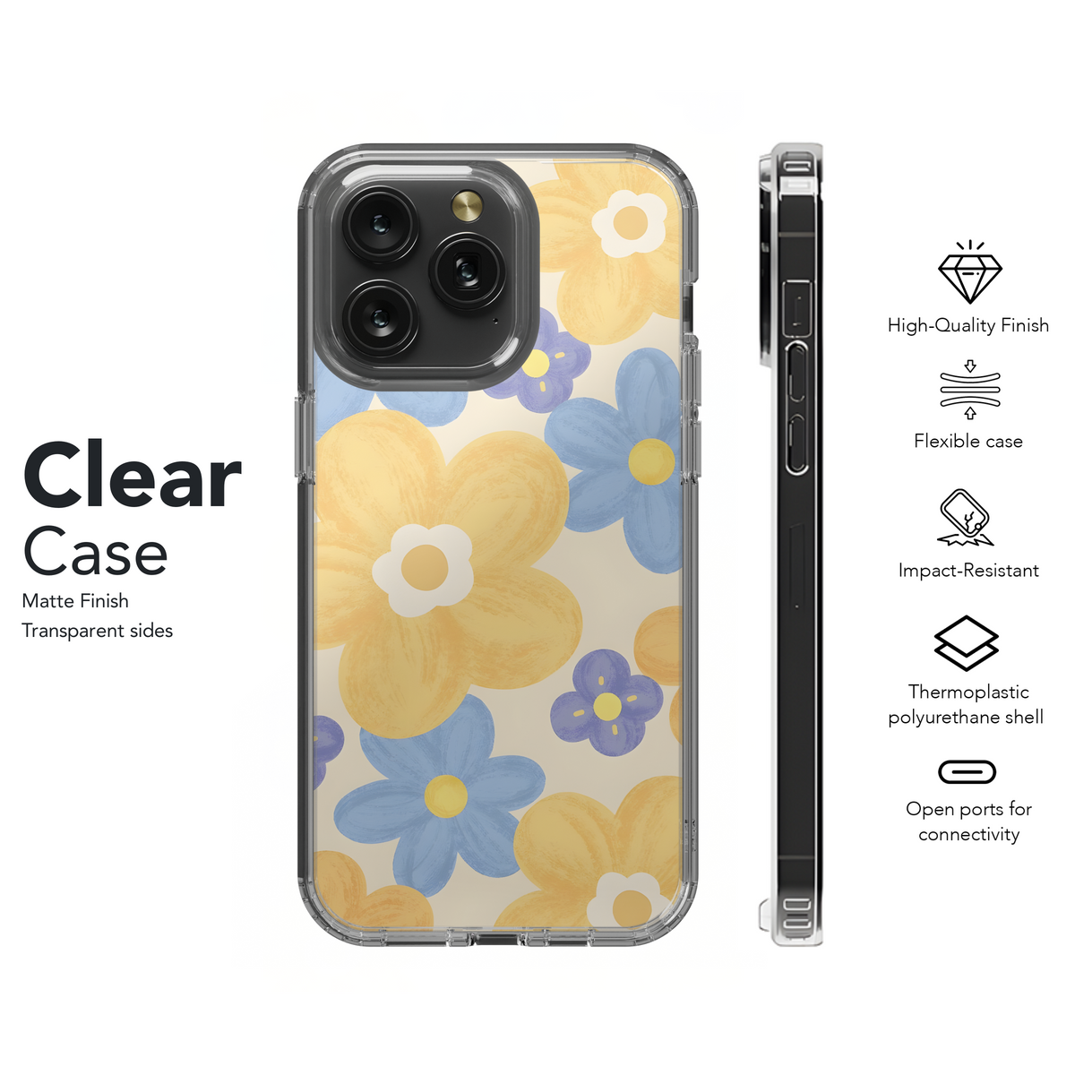 Pastel Daisy Blooms
 Phone Case iPhone Samsung Cover Pixel 4011 - Image 8