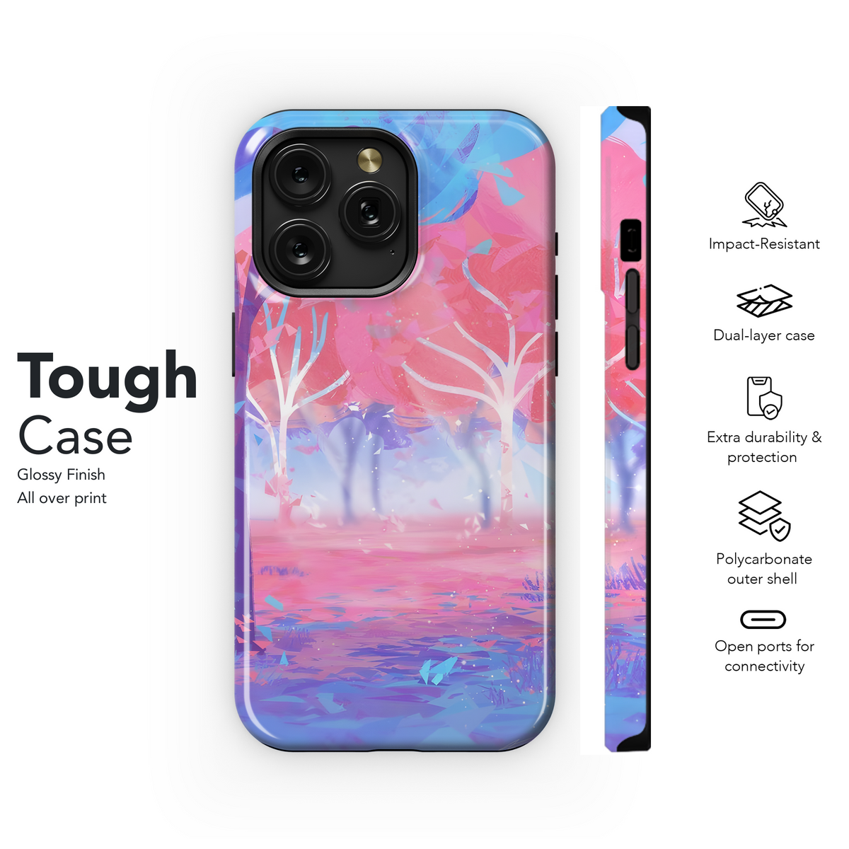 Pastel Dream Forest
 Phone Case iPhone Samsung Cover Pixel 4231 - Image 6