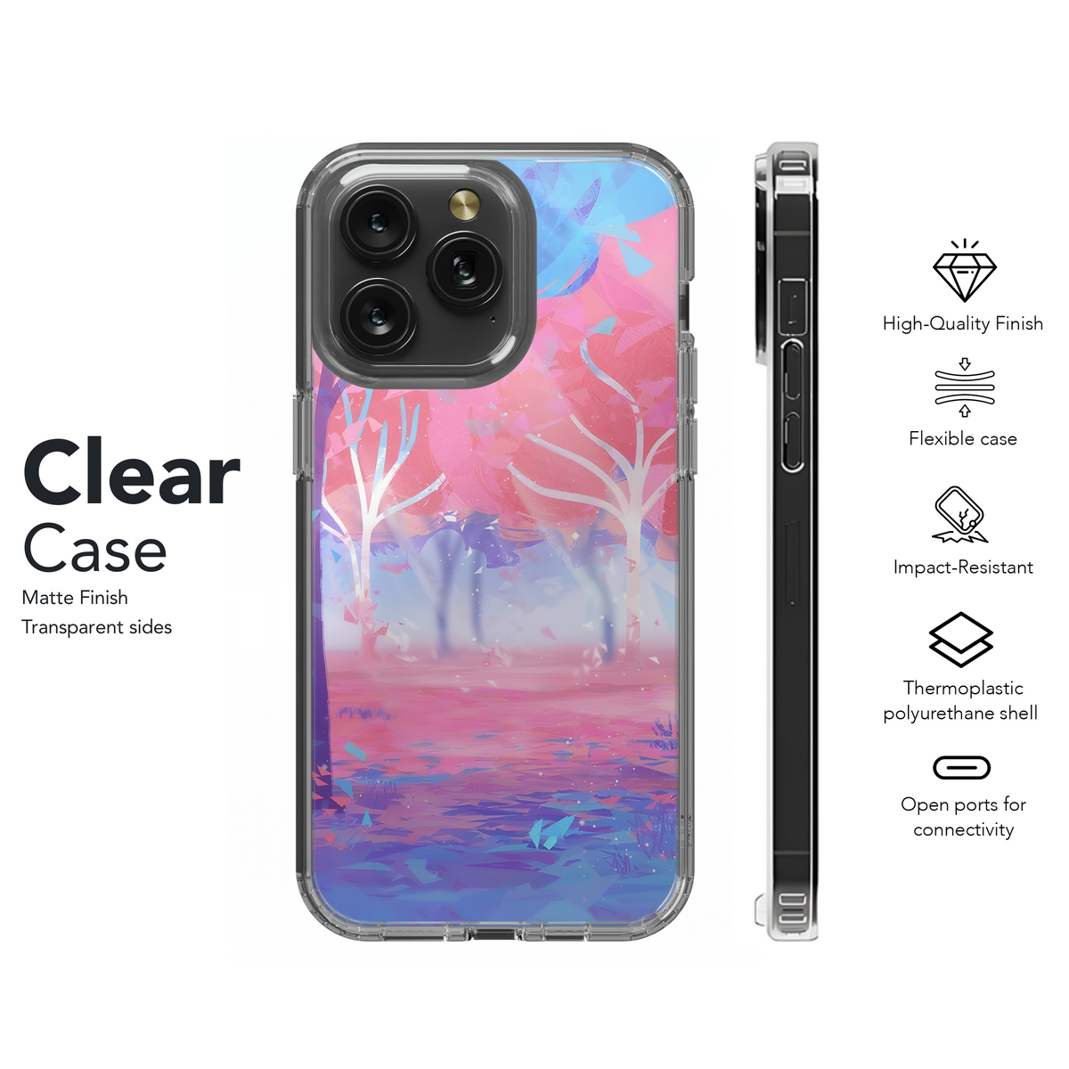 Pastel Dream Forest
 Phone Case iPhone Samsung Cover Pixel 4231 - Image 8