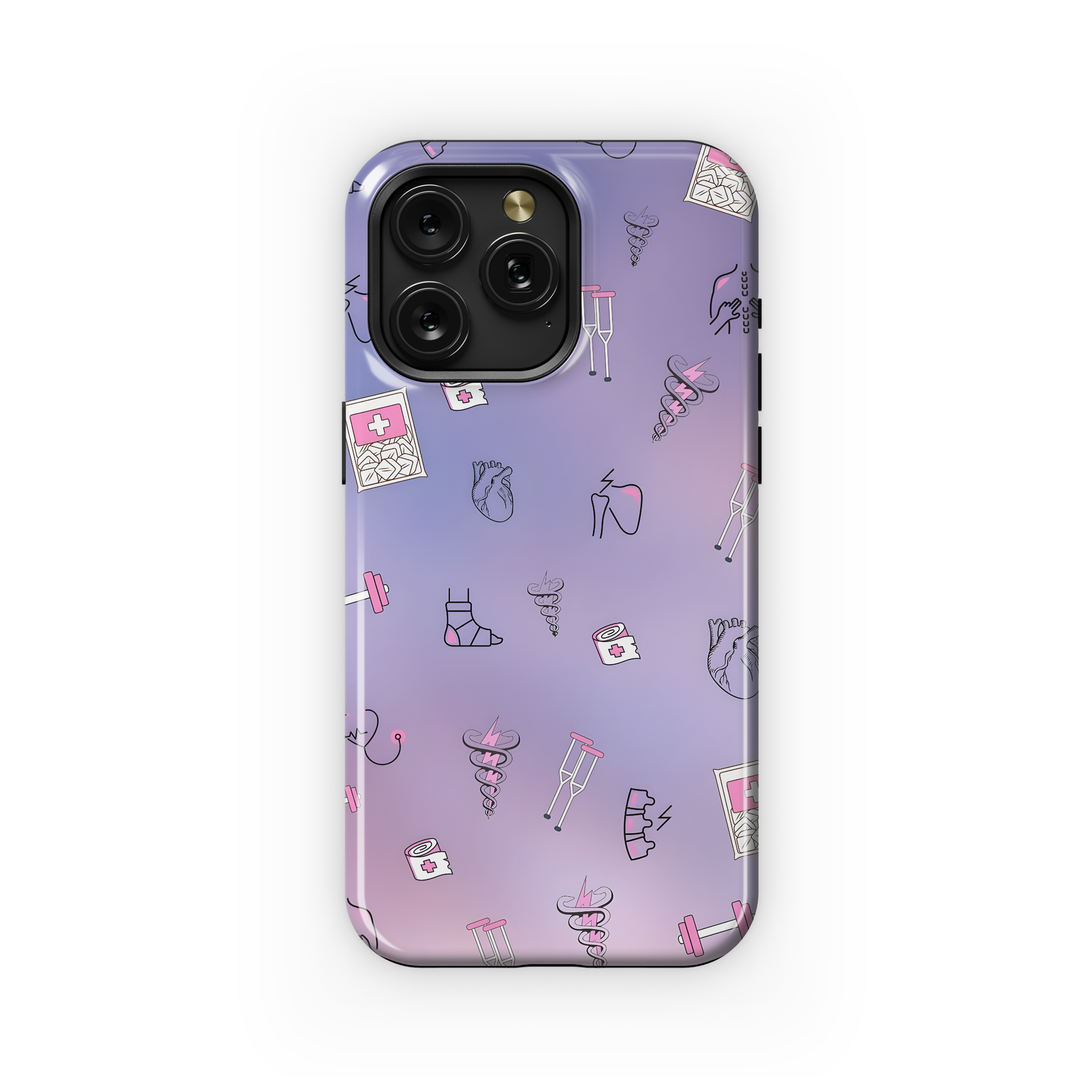 Pastel Medical Design Phone Case iPhone Samsung Cover Pixel 4439 - Image 1