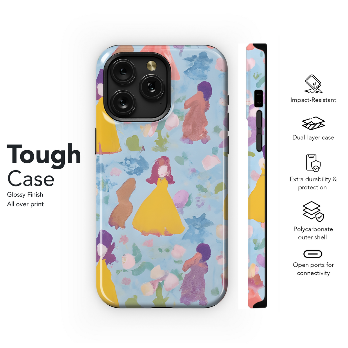 Pastel Princess Phone Case iPhone Samsung Cover Pixel 3467 - Image 6