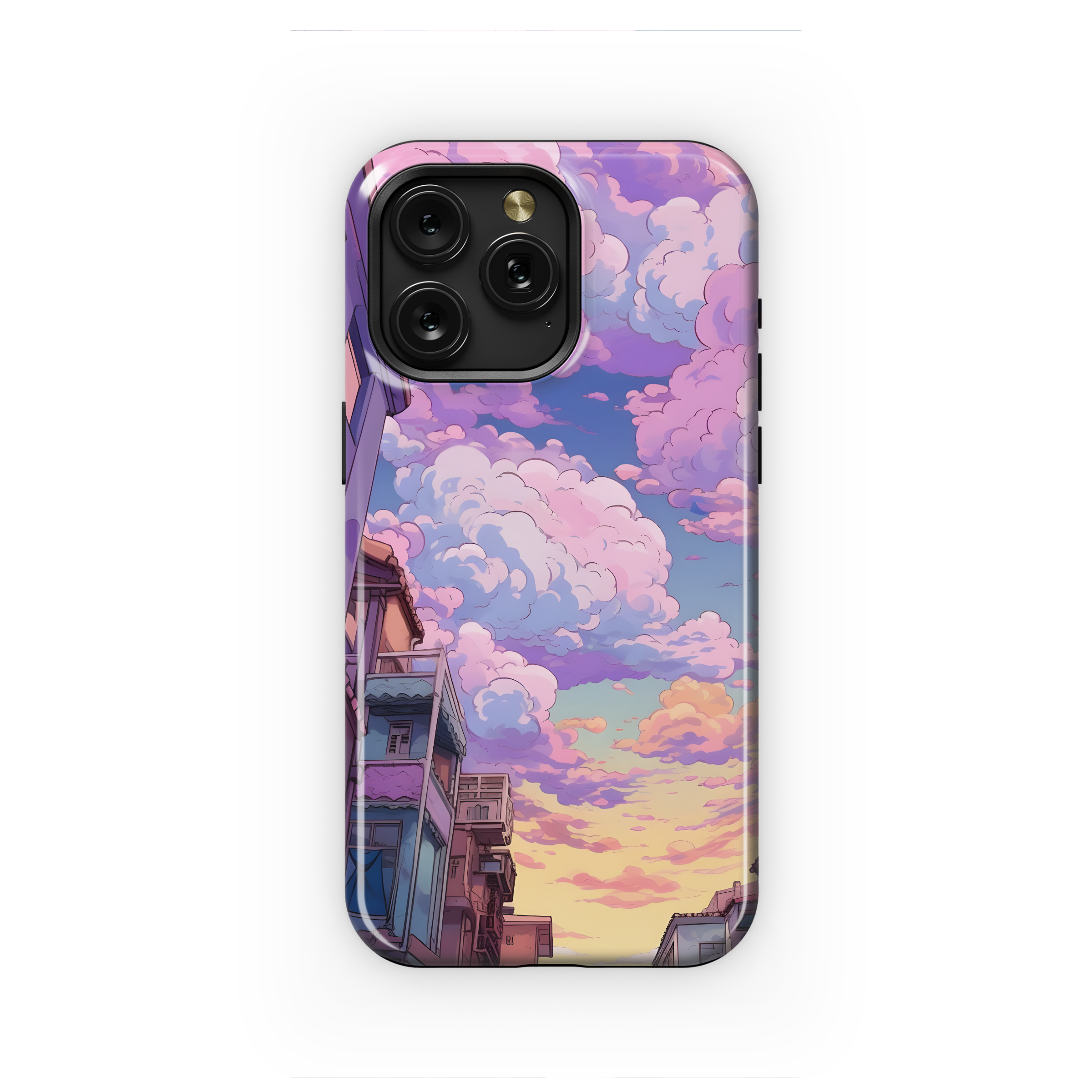 Pastel Sky Cityscape
 Phone Case iPhone Samsung Cover Pixel 4435 - Image 1