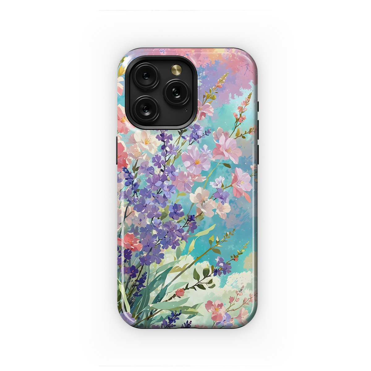 Pastel Sky Flowers
 Phone Case iPhone Samsung Cover Pixel 4143 - Image 1