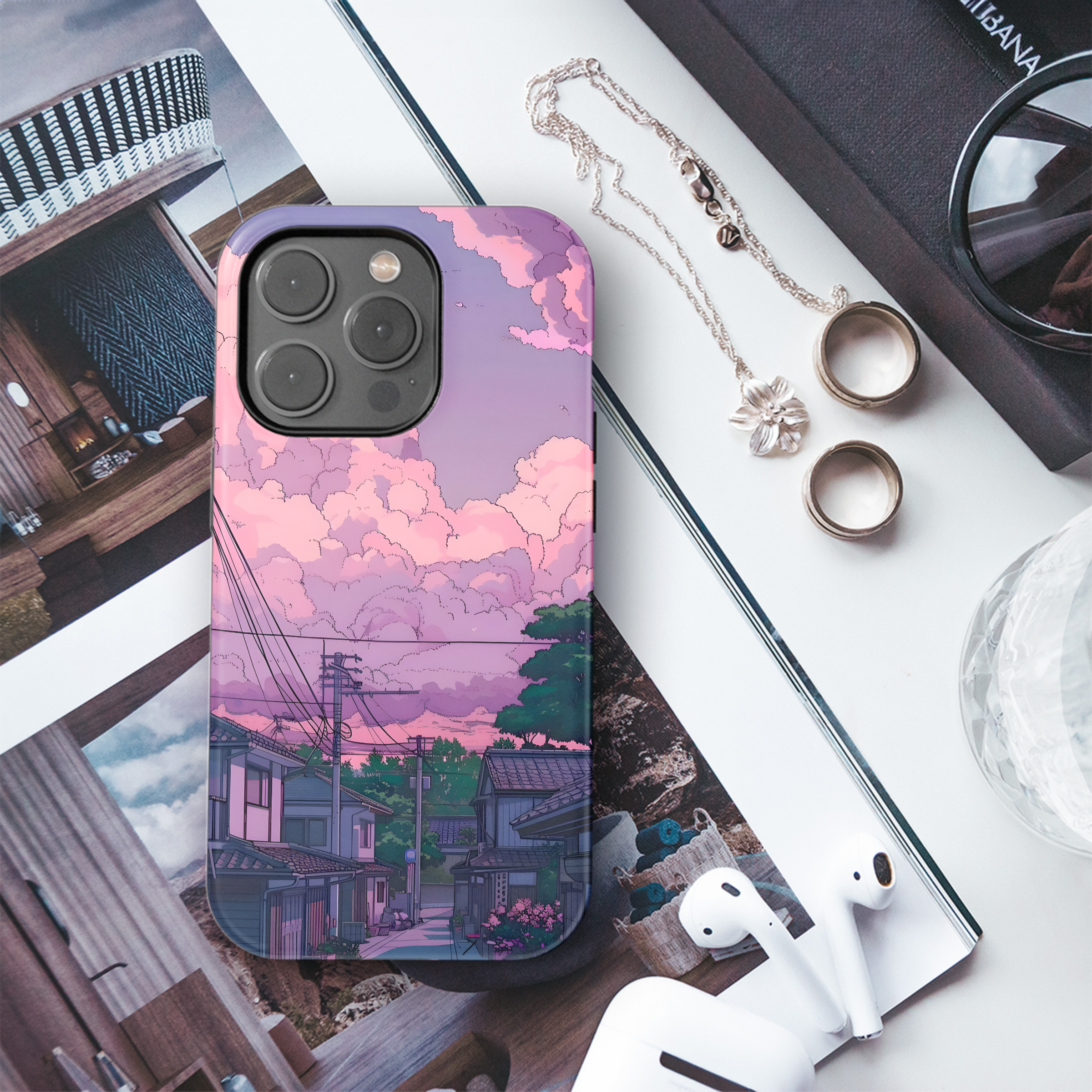 Pastel Sky Town
 Phone Case iPhone Samsung Cover Pixel 4429 - Image 3