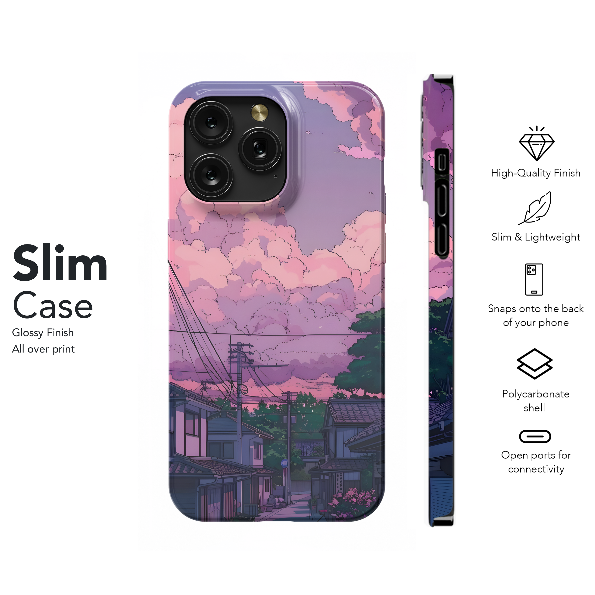 Pastel Sky Town
 Phone Case iPhone Samsung Cover Pixel 4429 - Image 7