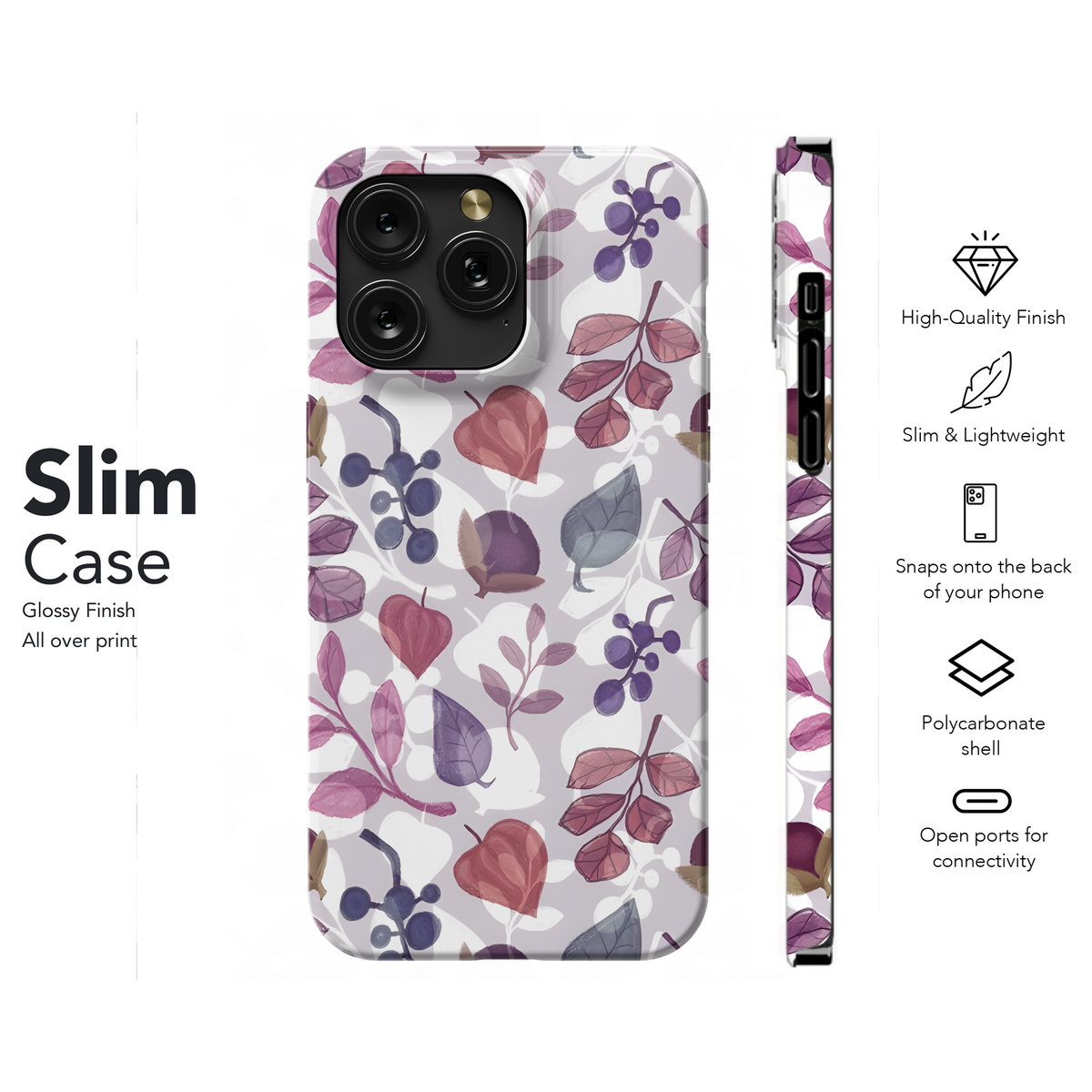 Pastel Vegetable Autumn Seamless Pattern Phone Case iPhone Samsung Cover Pixel 2281 - Image 7