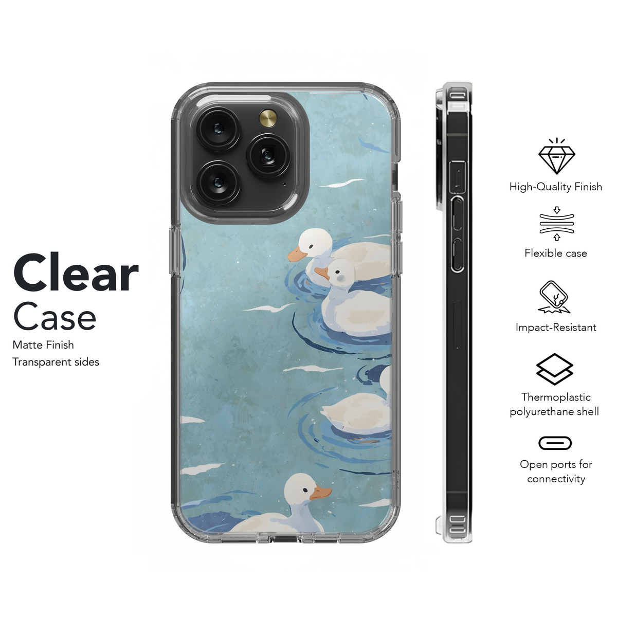 Peaceful Ducklings Pond
 Phone Case iPhone Samsung Cover Pixel 4140 - Image 8