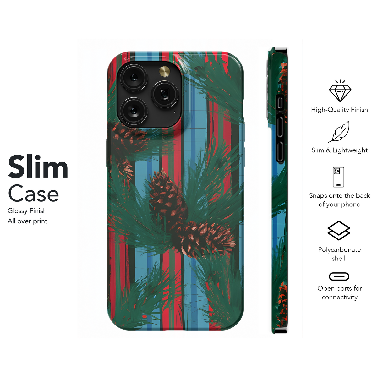 Pendleton Tartan Pinecones Phone Case iPhone Samsung Cover Pixel 3437 - Image 7