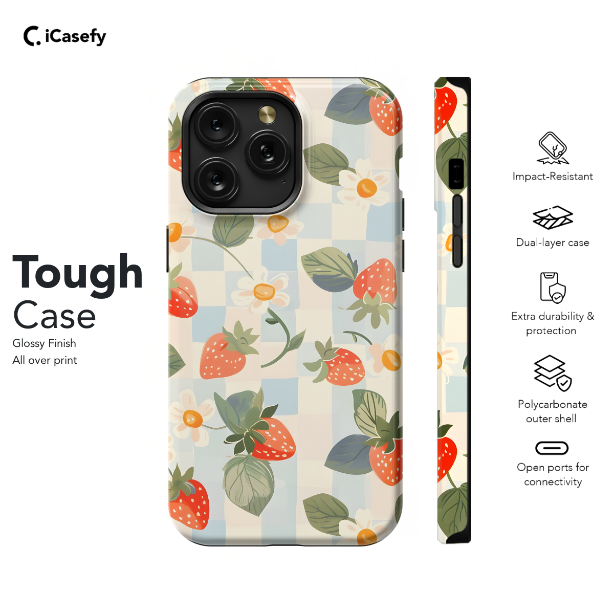 Picnic Strawberry Aesthetic Phone Case iPhone Samsung Pixel & More 69 - Image 5