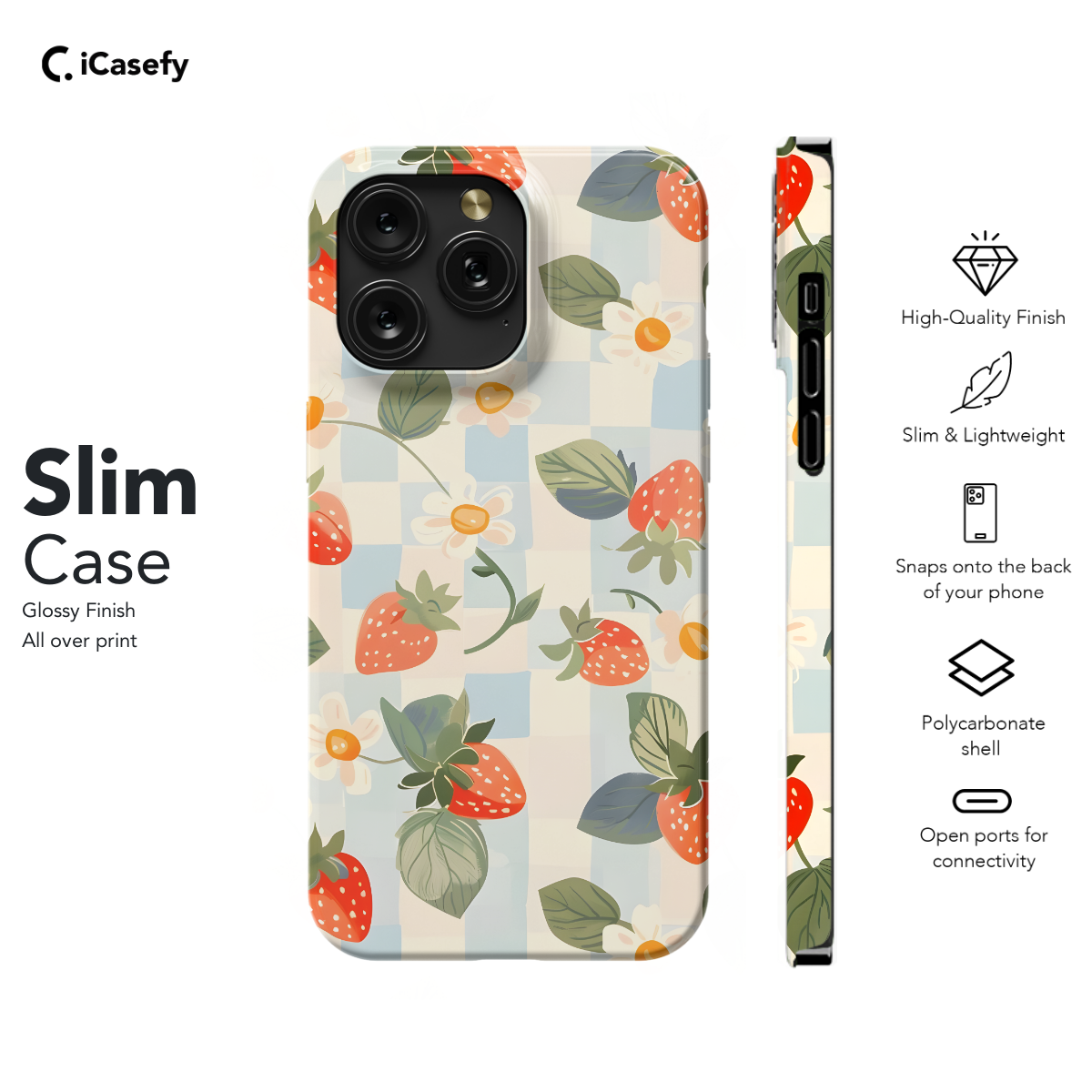 Picnic Strawberry Aesthetic Phone Case iPhone Samsung Pixel & More 69 - Image 6