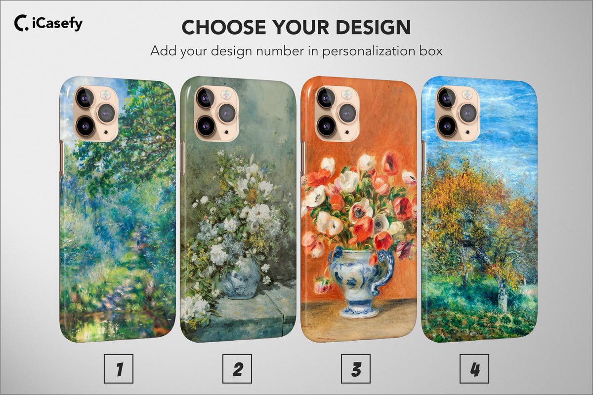 Pierre Auguste Renoir Phone Case Aesthetic Famous Painting Cover - Image 1