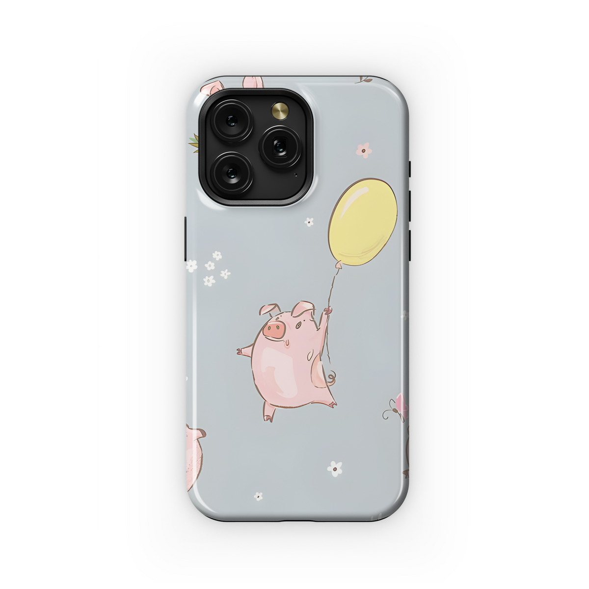 Pig Baloon Phone Case iPhone Samsung Cover Pixel 2710 - Image 1