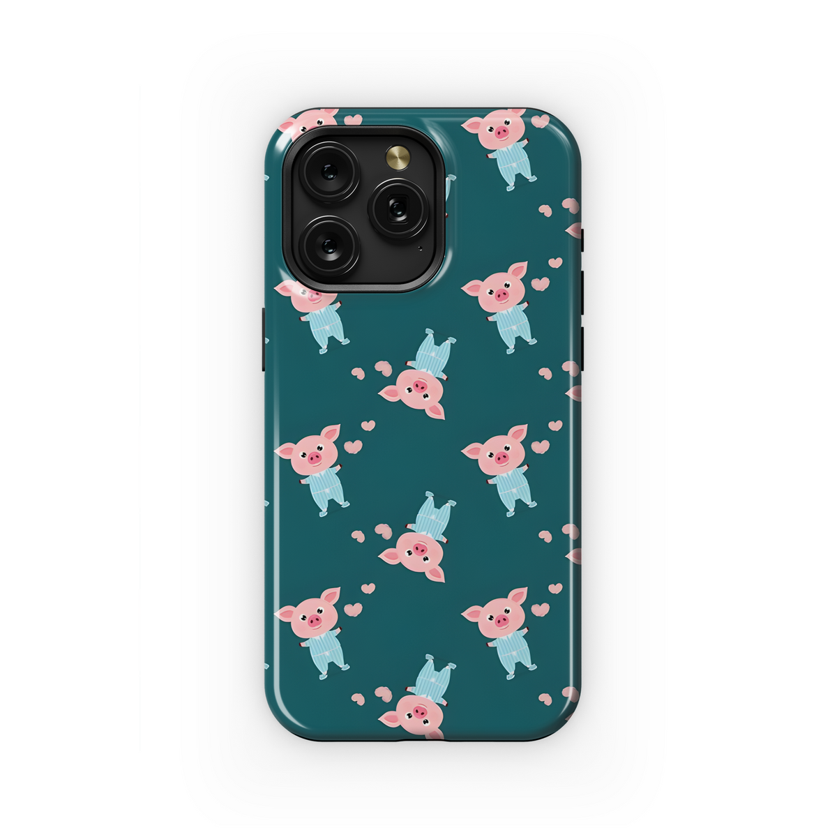 Pig in Pajamas Phone Case iPhone Samsung Cover Pixel 2707 - Image 1