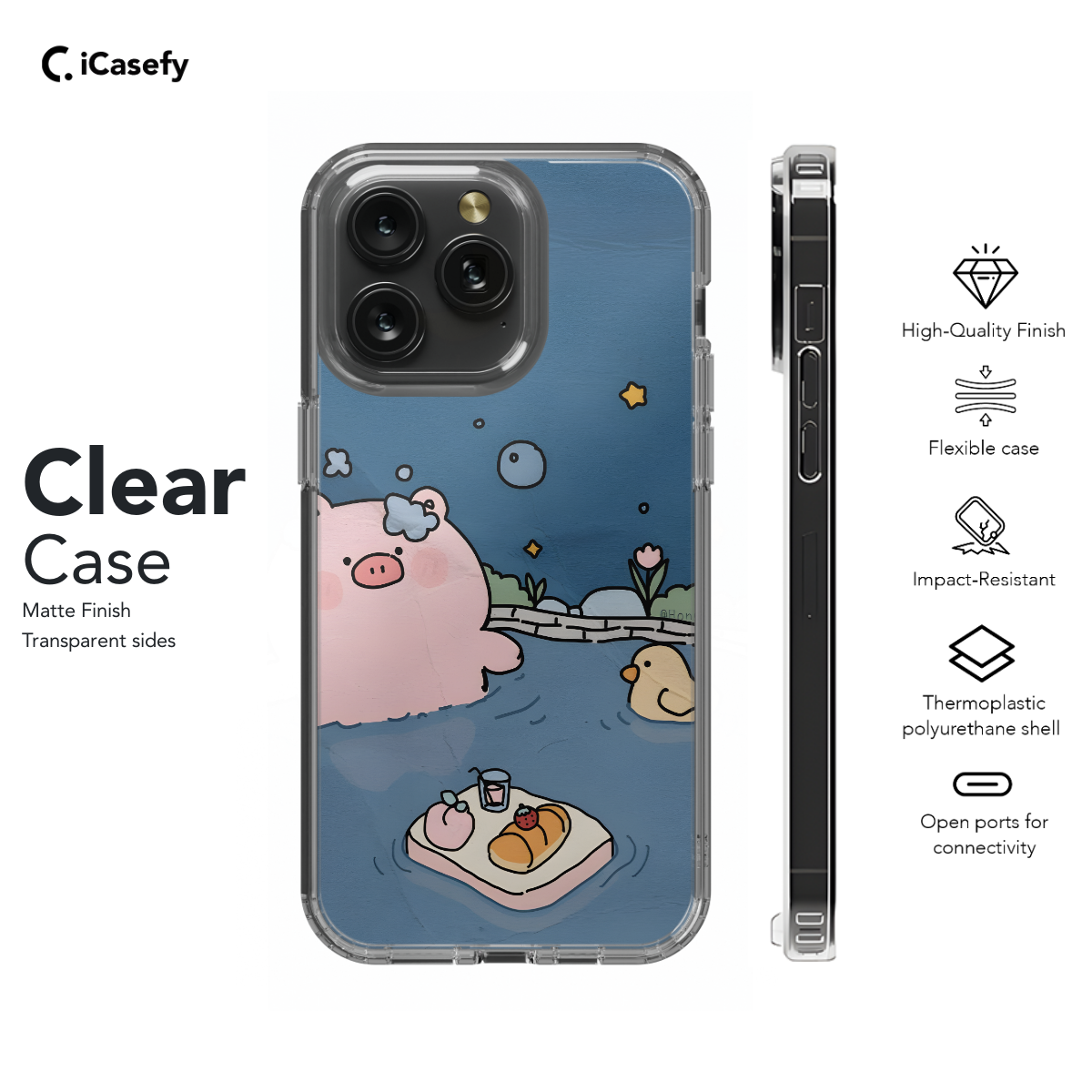 Pig Phone Case iPhone Samsung Cover Pixel 1260 - Image 7