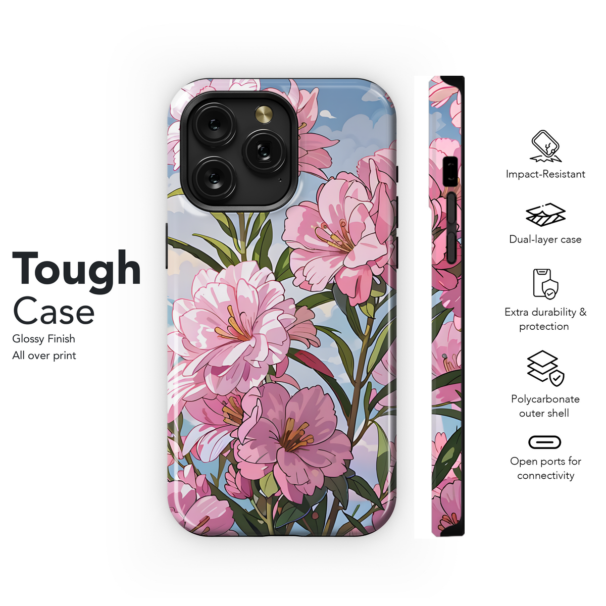 Pink Blossom Dreamscape
 Phone Case iPhone Samsung Cover Pixel 4119 - Image 6